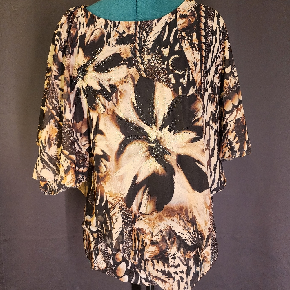 Floral Print Women's Top